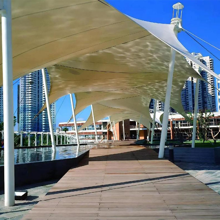 怀柔区膜结构景观棚