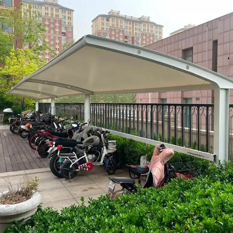 怀柔区膜结构电动车棚